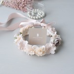 SAKURA flower crown (baby salmon pink)