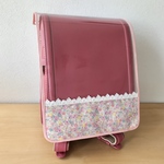 新柄入荷♪再販＊女の子向け♡切替柄と縁取りが選べる＊透明ランドセルカバー