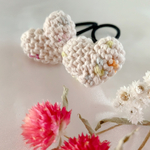 送料無料＊ 春夏にぴったり！ハートの編みゴム♡