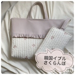 韓国イブル　さくらんぼ　　上履き袋のみ