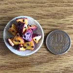 大学芋とお皿のセット(1/6サイズ)