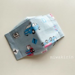 キッズ大臣マスク♬タクシー車柄♪男の子　幼稚園　保育園　3D 立体　舟形　ダイヤモンド