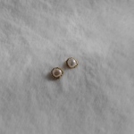 淡水パールピアス　大豆