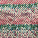 アマビエ柄 ハギレ合皮シート