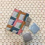 《受注製作》☑︎サイズ選択可　ほぼ日手帳カバー ミナペルホネン thoroughbred ライトグレー