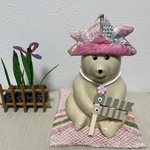 しろくま貯金箱  お節句 兜 & 鯉のぼりネックレス & 敷物