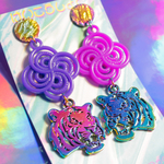 ☯️🐅寅メタルチャームピアス🐅☯️
