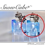 【A青】SnowCubeネックレス