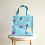 🍎お買い得 SALE【 雨と傘 】2wayトートバッグ/ 色鉛筆タッチ/ ランチトート