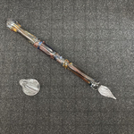 【JINガラス 気まぐれ試作室】1点限定 ステンドグラス カラフル ガラスペン 