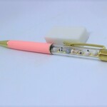 ボールペン・モルモットの橋渡り（サーモンピンク）
