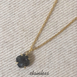 サージカルステンレス☆ラブラドライト（天然石）ニッケルフリーネックレスSALE