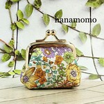 小銭入れに特化させたがま口  手のひらに収まるコロッとしたがま口             