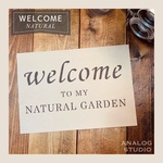 ステンシルシート『WELCONE / NATURAL』