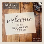 ステンシルシート『WELCOME / SUCCULENT』