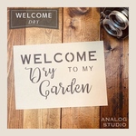 ステンシルシート『WELCOME / DRY』