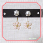 新・組み合わせ次第で色々楽しめちゃう☆パールピアス＆桜のキャッチ