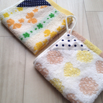 ハートりぼん♡ループ付きタオル