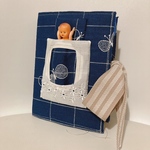 ミナペルホネンの生地で作った、お上品な赤子ジャーナル