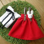 №22ハンドメイド2点セットドール用アウトフィット　ブライス等　洋服