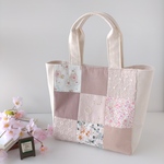 (3/26 New)Cherry blossoms patchwork・大人可愛いちょこっとBOXバッグ