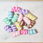 【素材】カラフルカット飴🍬のパーツ MIXセット 16個