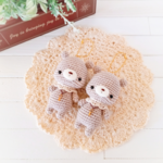 【送料無料】ちびくまちゃん♡キーホルダー