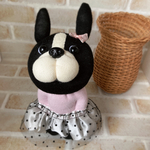 ポッケに手　ボストンテリア　ぬいぐるみ