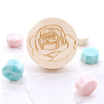 シーリングスタンプ　薔薇　A　スタンプヘッド