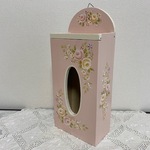 (現品限り）トールペイント・壁掛けテッシュボックス