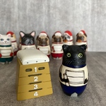 【訳あり】黒猫　体操服 (白バトン) マトコケ　