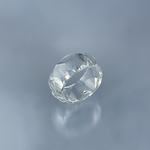 ガネーシュヒマール産ヒマラヤ水晶　カットリング　8.5号