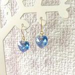 Swarovski heart ＊ pierce