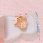🍓とうめいいちごのゆびわ🍓