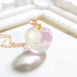 『桜』りんごネックレス ゴールドチェーンVer.