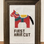 ファーストヘアカットアート【日付入れ・お名前入れします】
