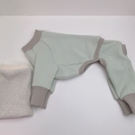 イタグレ服S ボンバーヒート ロンパース ミント スヌード無し 犬服
