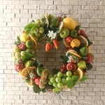 〈e-cosmos様オーダー品〉フルーツリース(28cm)