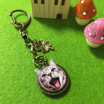 再販3＊飛び出る猫のキーホルダー(smile)スコティッシュ