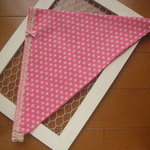 じぶんでかぶれる三角巾★小さいハート①/幼稚園～低学年