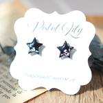 No.43530 星 小ぶり シンプル 樹脂ピアス made by PISTOL LILY
