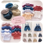 All¥980！選べるアイテム　おめかしわんこドールお着替え♡愛犬の着せ替え人形(mii wool&wool)