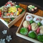 ミニチュアフード 🌸春の行楽弁当🌸２段