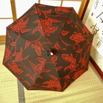 花唐草模様・日傘（傘袋付き）