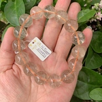 ◆新入荷◆ルチルクォーツ◆大玉◆人气◆透明抜群◆虹◆14.5ミリ K00453 天然石ブレスレット パワーストーンブレスレット