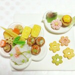 ミニチュア・春の和風プレート②