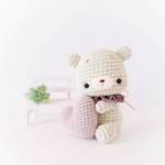 【送料無料】ハートだっこ♡くまちゃん（春Ver.）