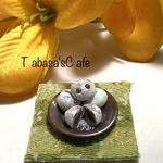 hand made ミニチュア　ドールハウス　地味だけど美味しい和菓子　豆大福