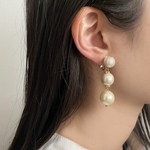 【再販】3types Perl vintage  大ぶりピアス・イヤリング