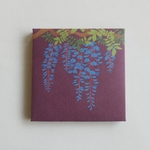 和紙アートミニパネル／ちっちゃな「蒔絵のふじ」🄫Kyouko Tanaka